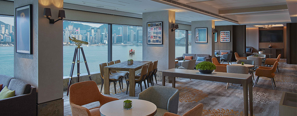 hotel club lounge in hong kong